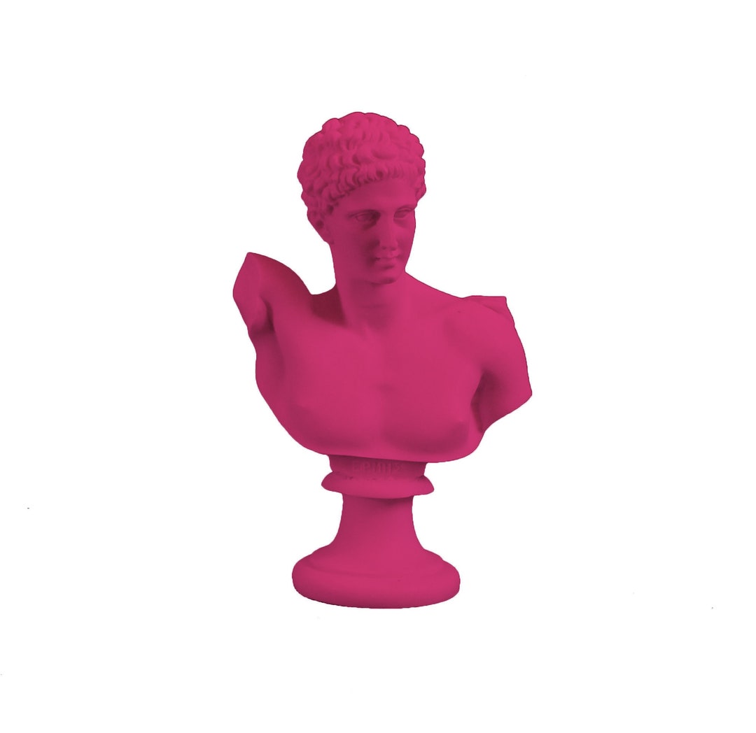 Mercury Statue, Pop Art Sculpture, Greek Bust, 15cm6in Etsy
