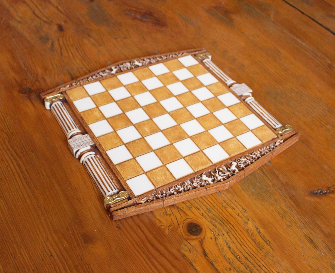 Acropolis Parthenon Zeus Original Chess Board Game Ancient - Etsy