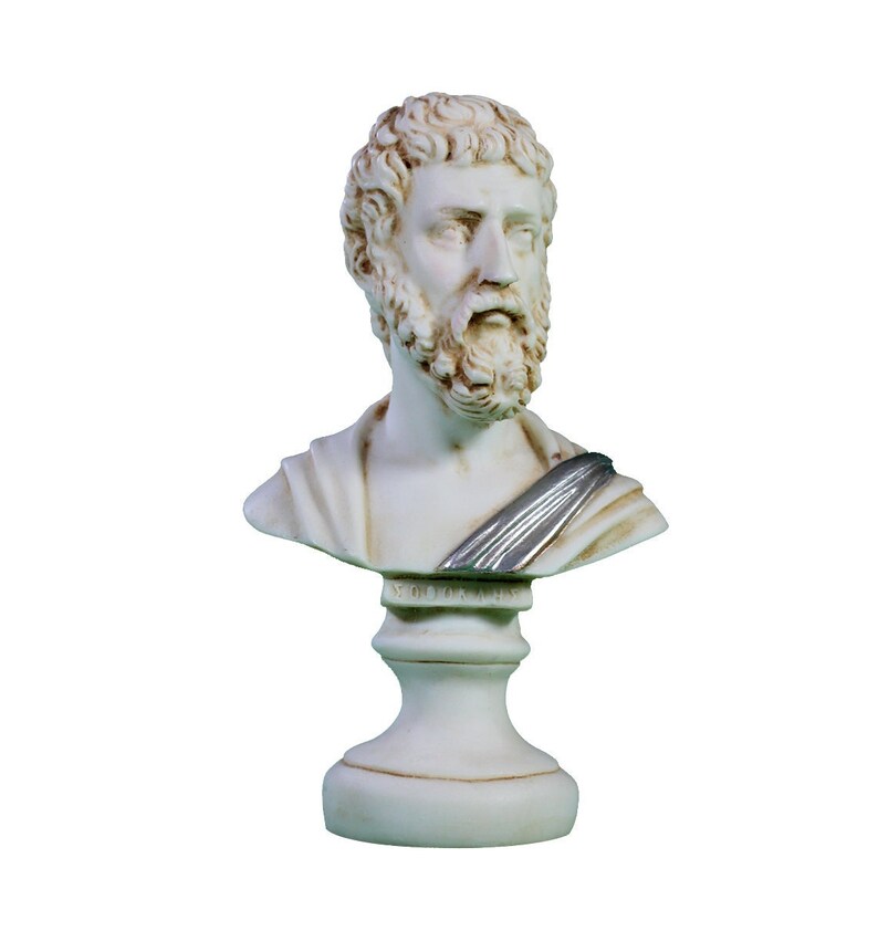 Sophocles Statue Ancient Greek Poet Greek Head Bust Home Decor Etsy