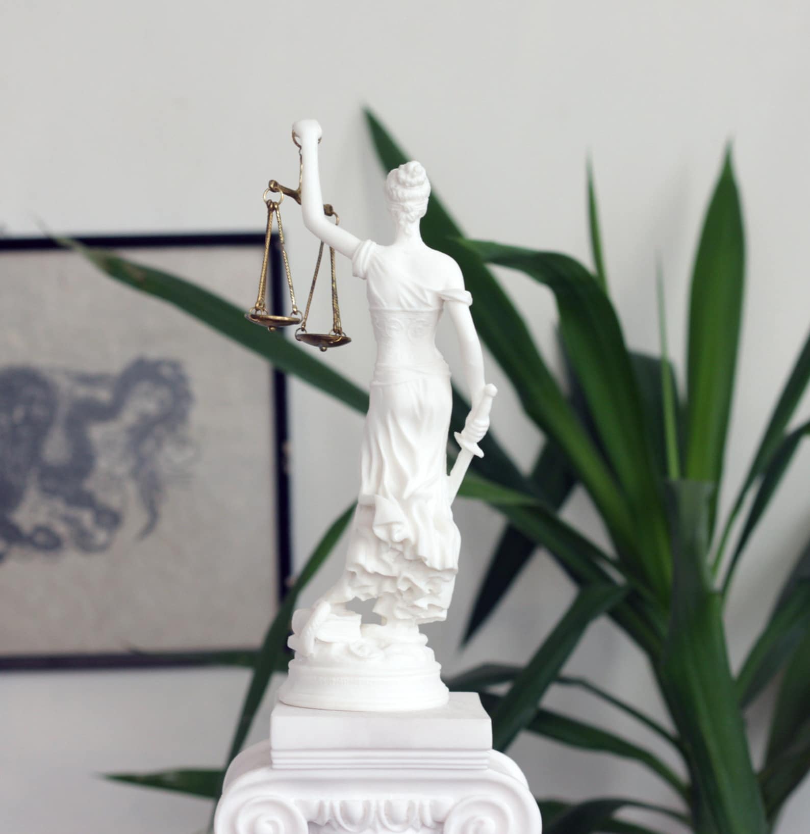 Statue de Lady Justice Balances De Justice Déesse Aveugle Etsy France