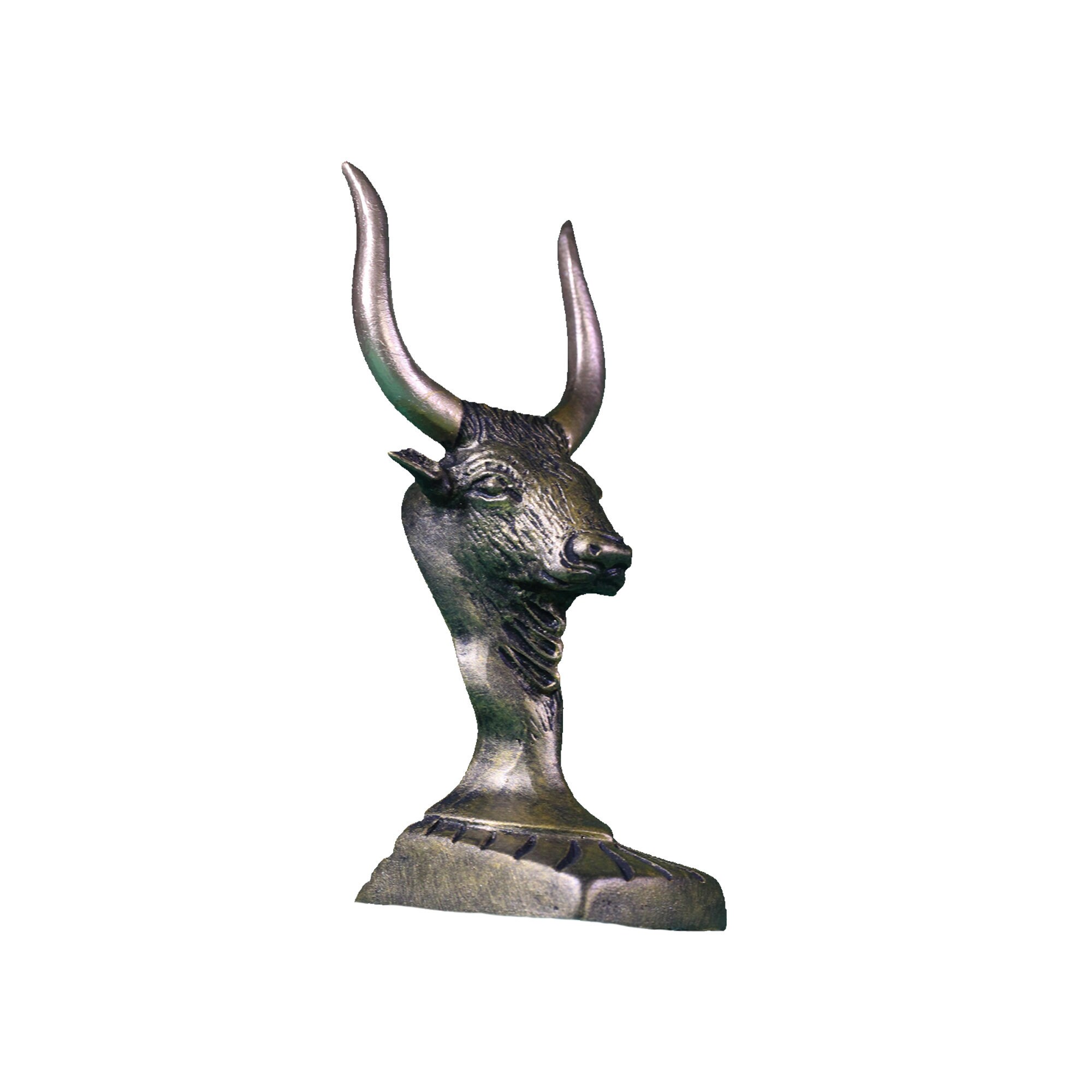 Bull Statue Minoan Bull Head Statue Ancient Greek Greek Etsy