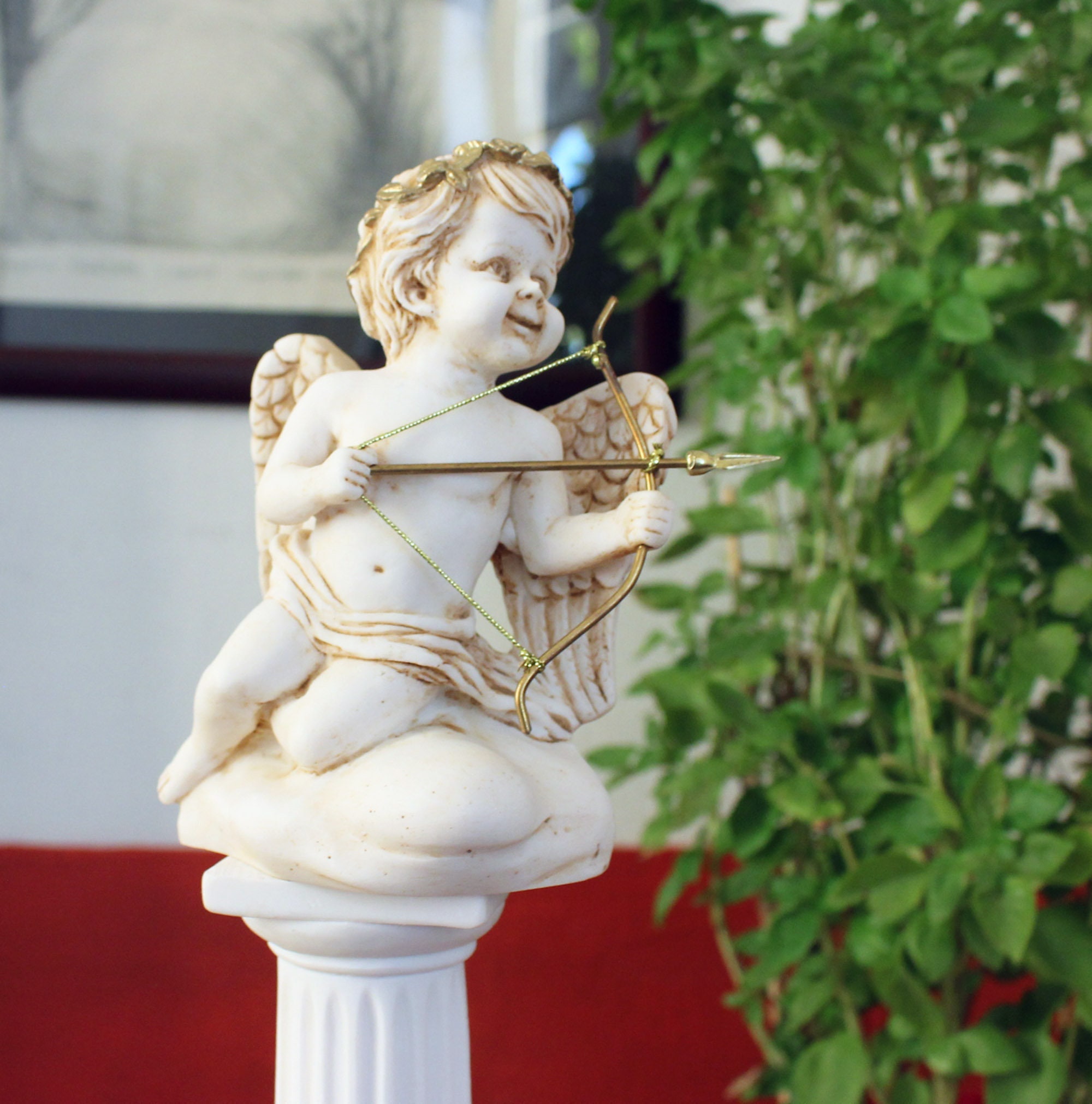 Eros Statue, Cupid God, Greek God of Love, Greek Mythology Art, Marble  Sculpture, 15cm-6in - Etsy