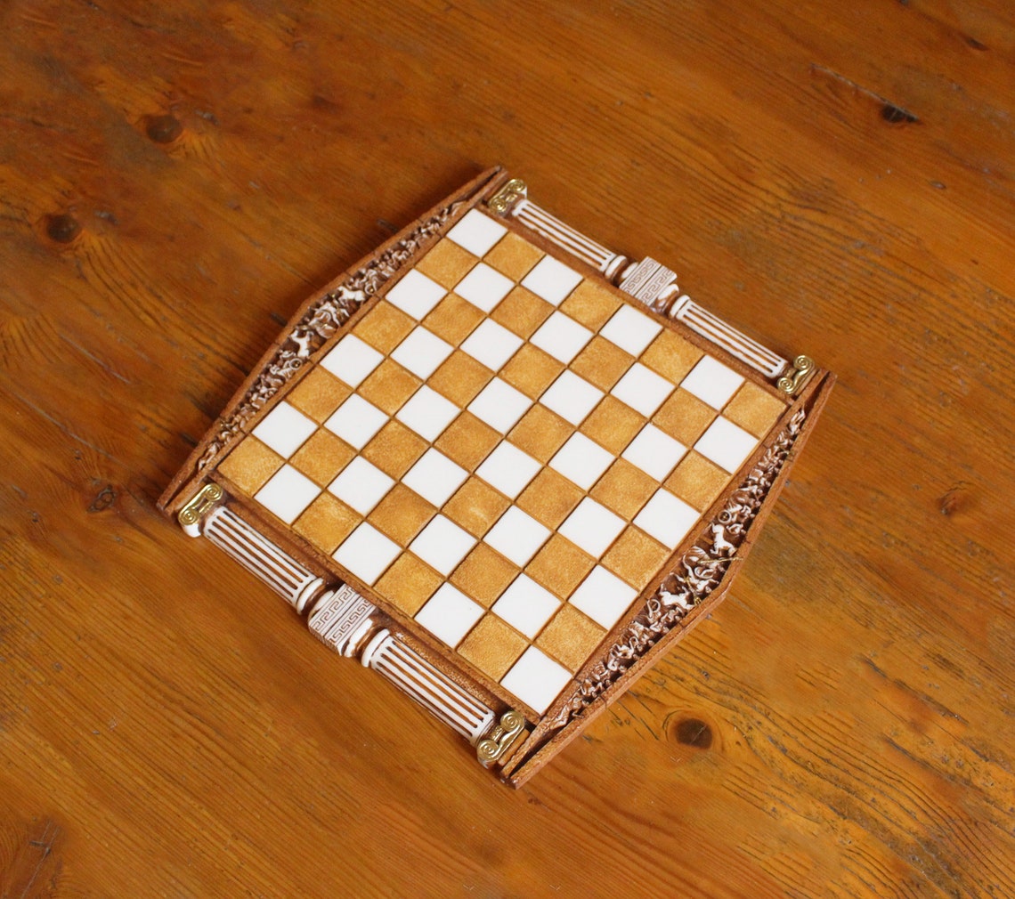 Acropolis Parthenon Zeus Original Chess Board Game Ancient - Etsy