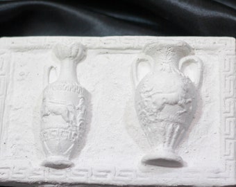 Anfore greche Vasi Ceramica greca Antica greca Placca da parete Appesa a parete Arte della parete