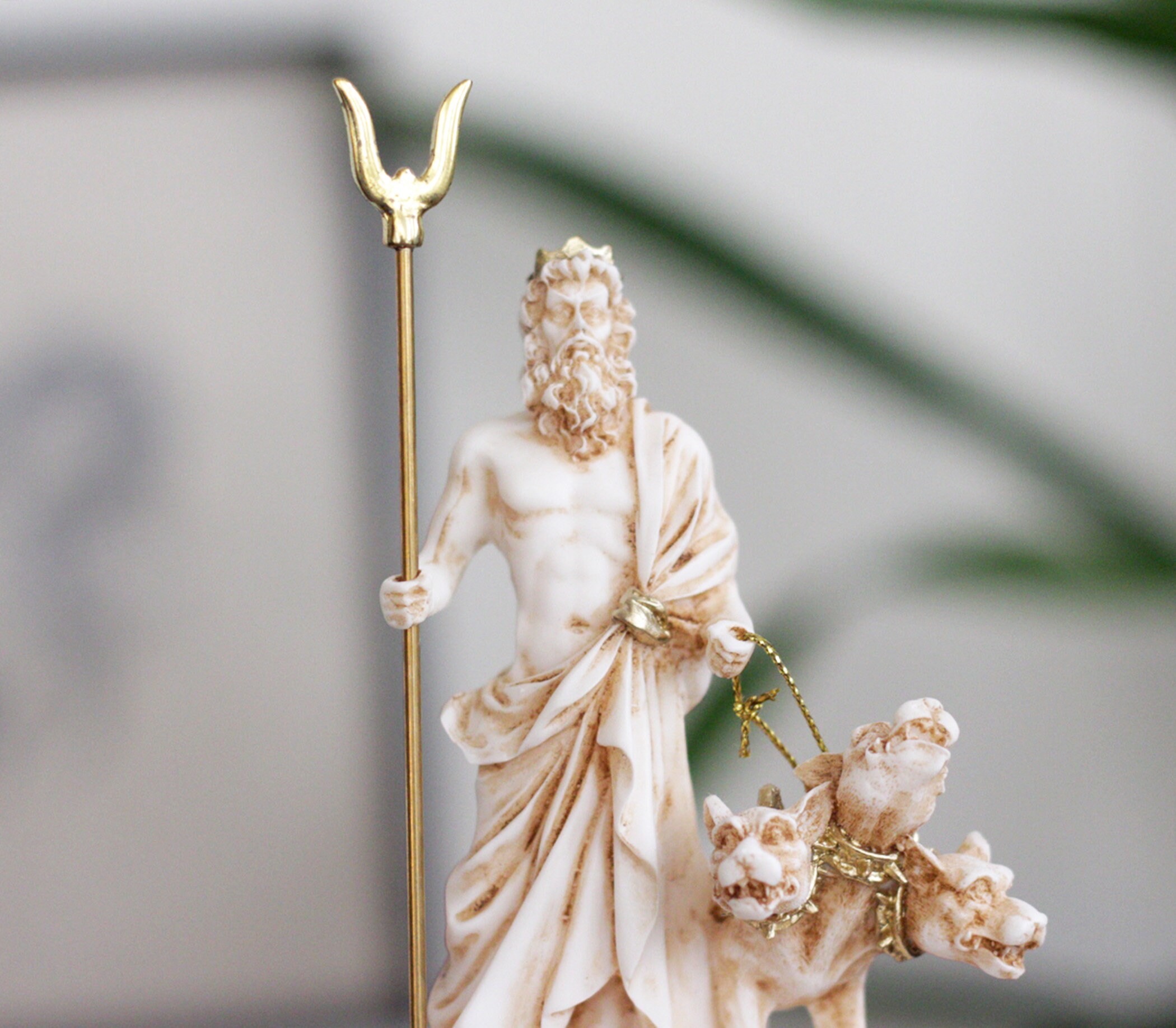 Hades Statue Greek God Of The Underworld Greek Sculpture Etsy