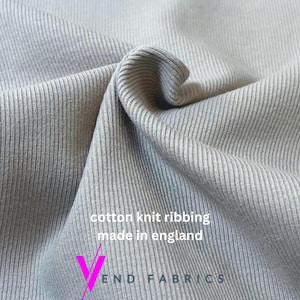 Remnant clearance rib fabric, cotton spandex 2 x 1 jersey ribbing, apparel clothing fabric, ribbed knit wholesale, knitted cotton collar