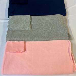 Tissu molletonné molletonné, molleton gratté de qualité supérieure, tissu recyclé, molleton doux recyclé et revers côtelés