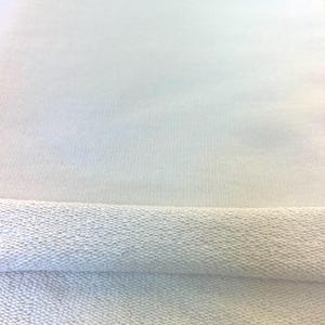 French Terry Sweatshirt Fabric , Heavyweight Cotton Hoodie Fleece Material, 100% Heavy Knit Cotton French Terry & Matching Knitted Ribbing.