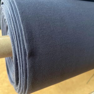 Cotton Rib Knit Fabric, Jersey Fabric Rib Knit 2x2, Ribbed Fabric Material, Cotton Elastane Rib Knit Stretch, heavyweight Knit Rib Fabric