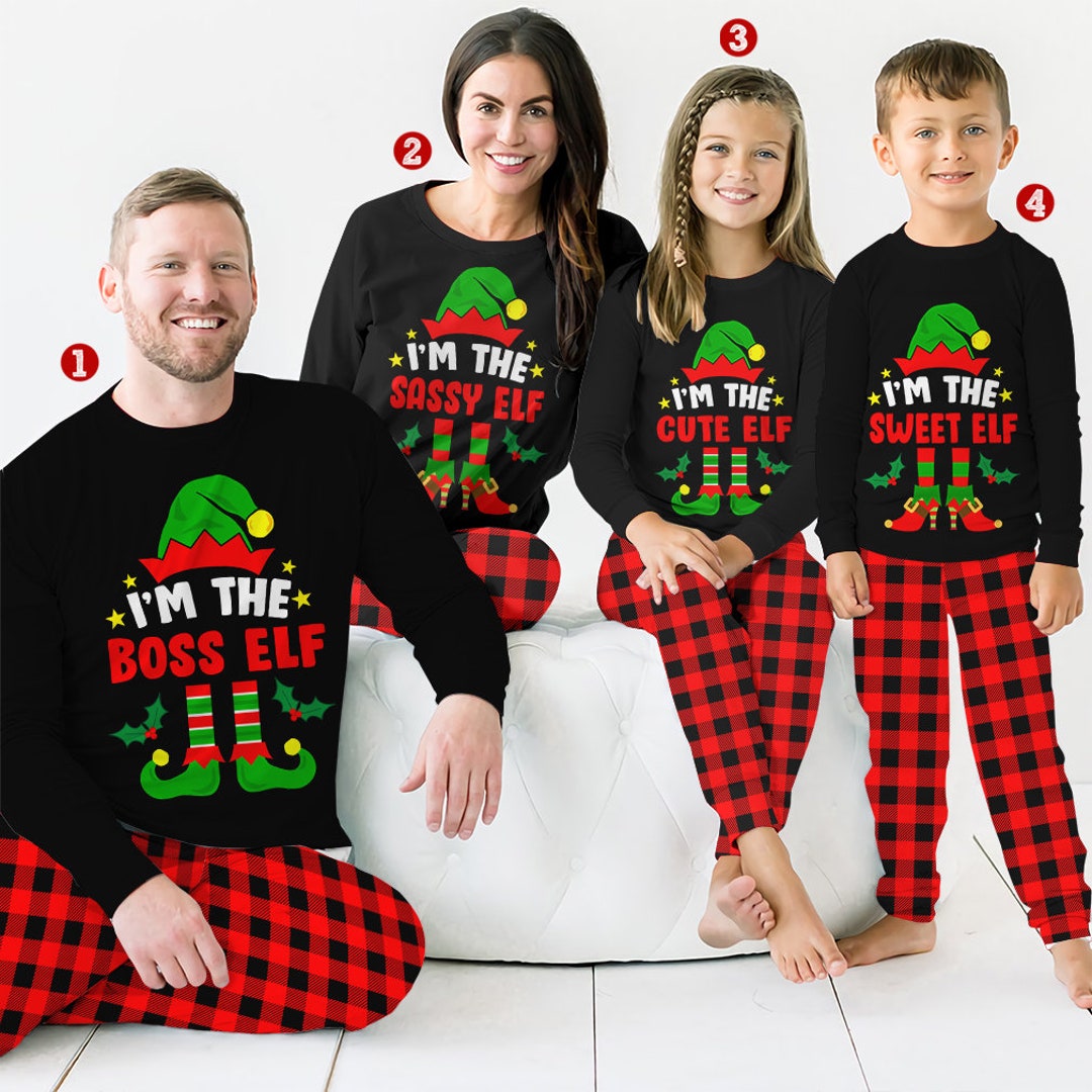 Elf Pajamas For Family
 Group Matching Family Pajamas Set Family Elf Pajama Custom Elf Outfit