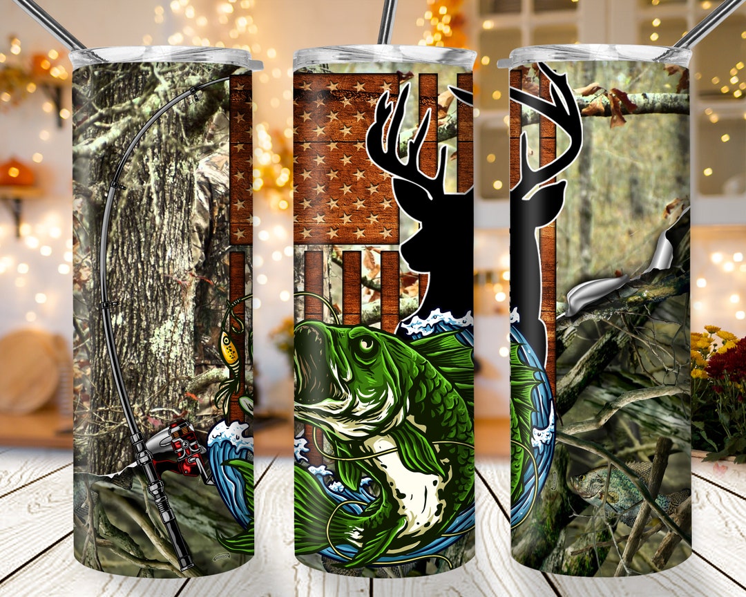Hunting Season 20oz Tumbler Sublimation Wrap,hunting Deer Tumbler PNG ...