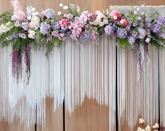 Hanging Flower Arch ,Wedding Arches for Ceremony Flower Backdrop Floral Arch Party Wedding Aisle Decorations Flower Arrangements