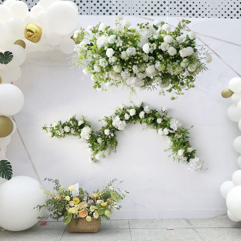 Guirlande Ronde En Papier 4 Mètres Vert Forêt - Décoration Suspendue Pour Mariage, Anniversaire, Fête