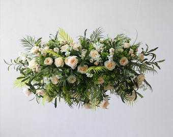 Wedding Flowers Ceiling Hanging Decor, Wedding Backdrop Arrangements , Bridal Shower Decor Floral Arch , Event Decor , Shop Decoration