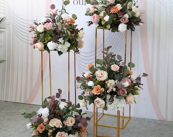 Half Moon Large Flower Centrepiece,  Floral Centrepiece, Autumn Fall Wedding centrepiece,flower ball, table flower ,Wedding Arrangement