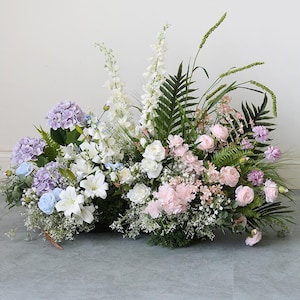Flower Arch ,Wedding Arches for Ceremony Artificial Flowers for Wedding Arch ,Wedding Aisle Decor Floral Arrangements backdrop decorations