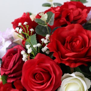 Red Flower Wedding Top Table Decoration Wedding Centerpiece - Etsy