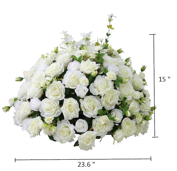 Serwalin Fiori Artificiali Bianchi Per Matrimonio: Set Con Peonie, Rose, Bacche - Fai Da Te