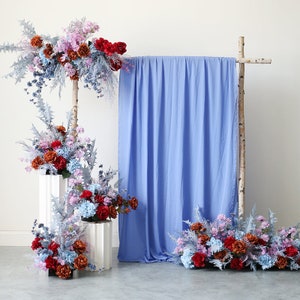 Arco Floral Swag Boda Arco Telón de fondo Arreglos de guirnaldas florales Decoración de esquina floral Mesa Centros de mesa Centros de mesa Decoración de fiestas eventos Decoración de fiestas