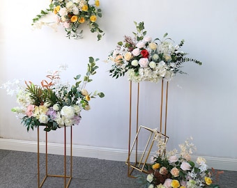 Hochzeit Bogen Dekor Blume Tisch Herzstück Floral Ball Blume Arrangement Blume Bogen Swag für Party Event Dekor Hochzeit Empfang Dekor