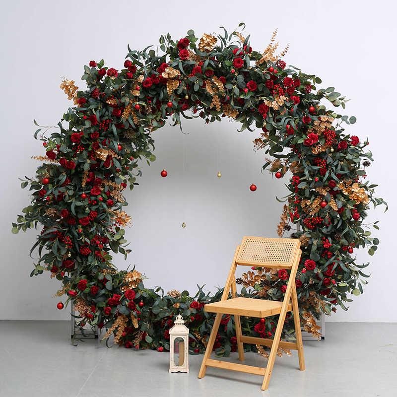 Ghirlanda Di Fiori Bianchi Artificiali Ginger Ray – Runner Da Tavolo 1,8 M Per Matrimoni E Pasqua