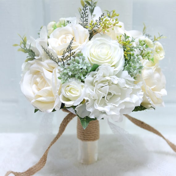 Silk Bridal Bouquet Wedding Flowers