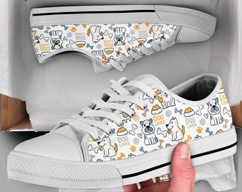 dog print converse