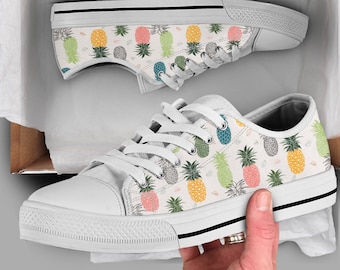 Pineapple canvas shoes cheap