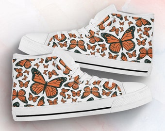 converse butterfly shoes