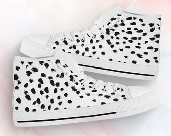 dalmatian print heels