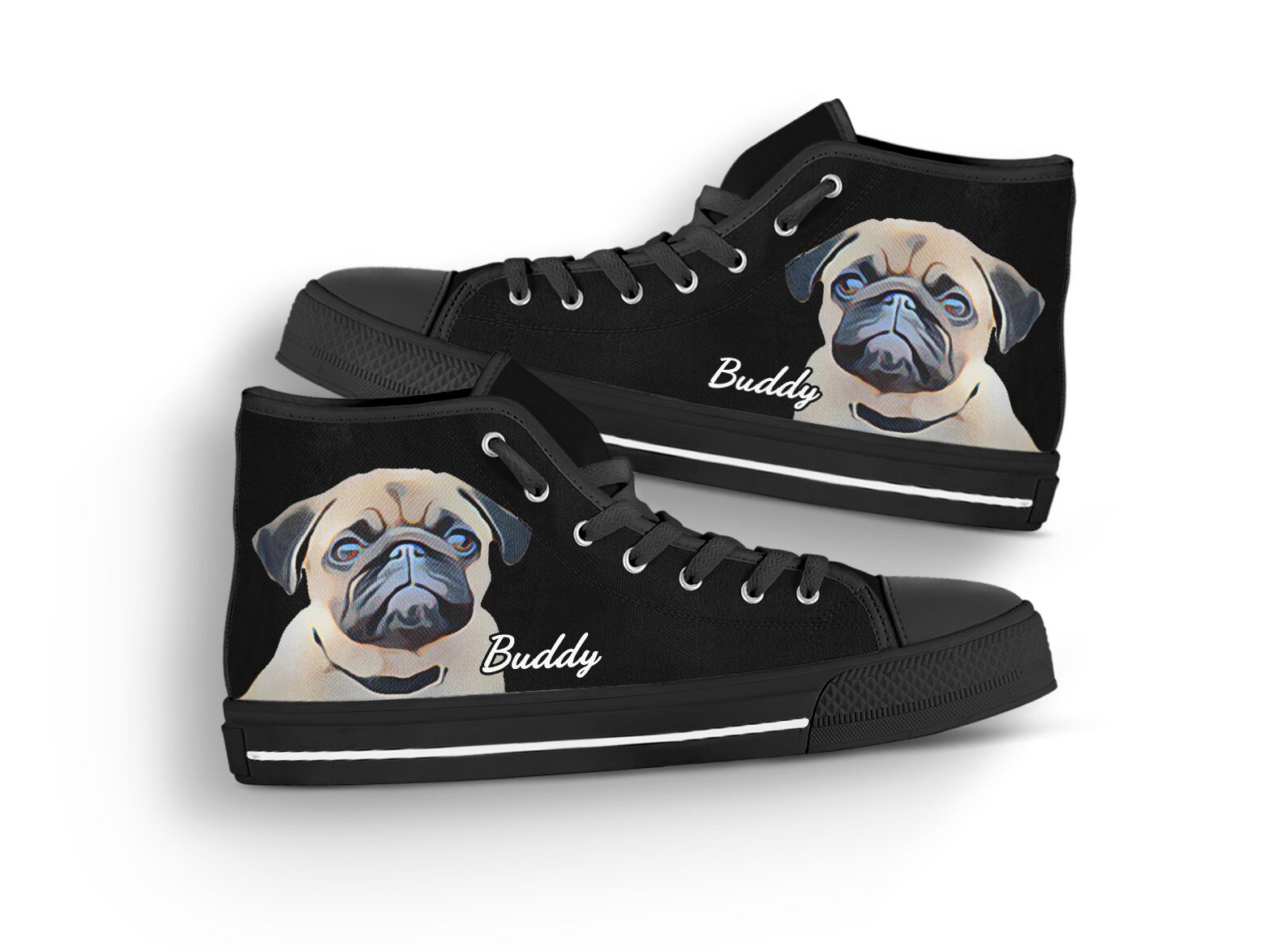 toms shoes dog print