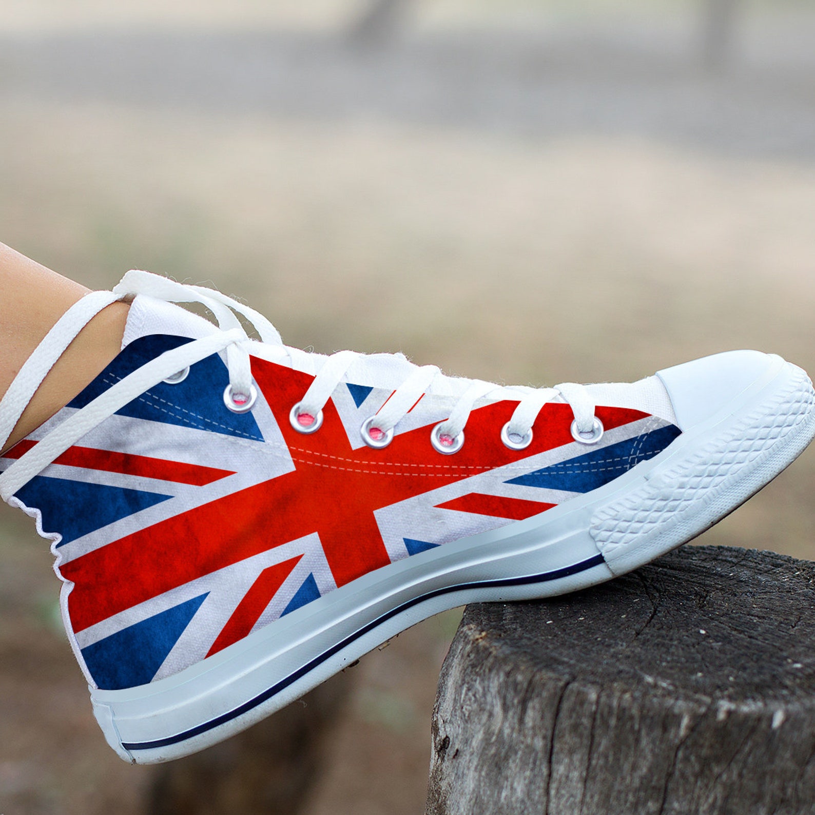 UK Flag Shoes GB Flag Sneakers England Fşag Shoes Etsy