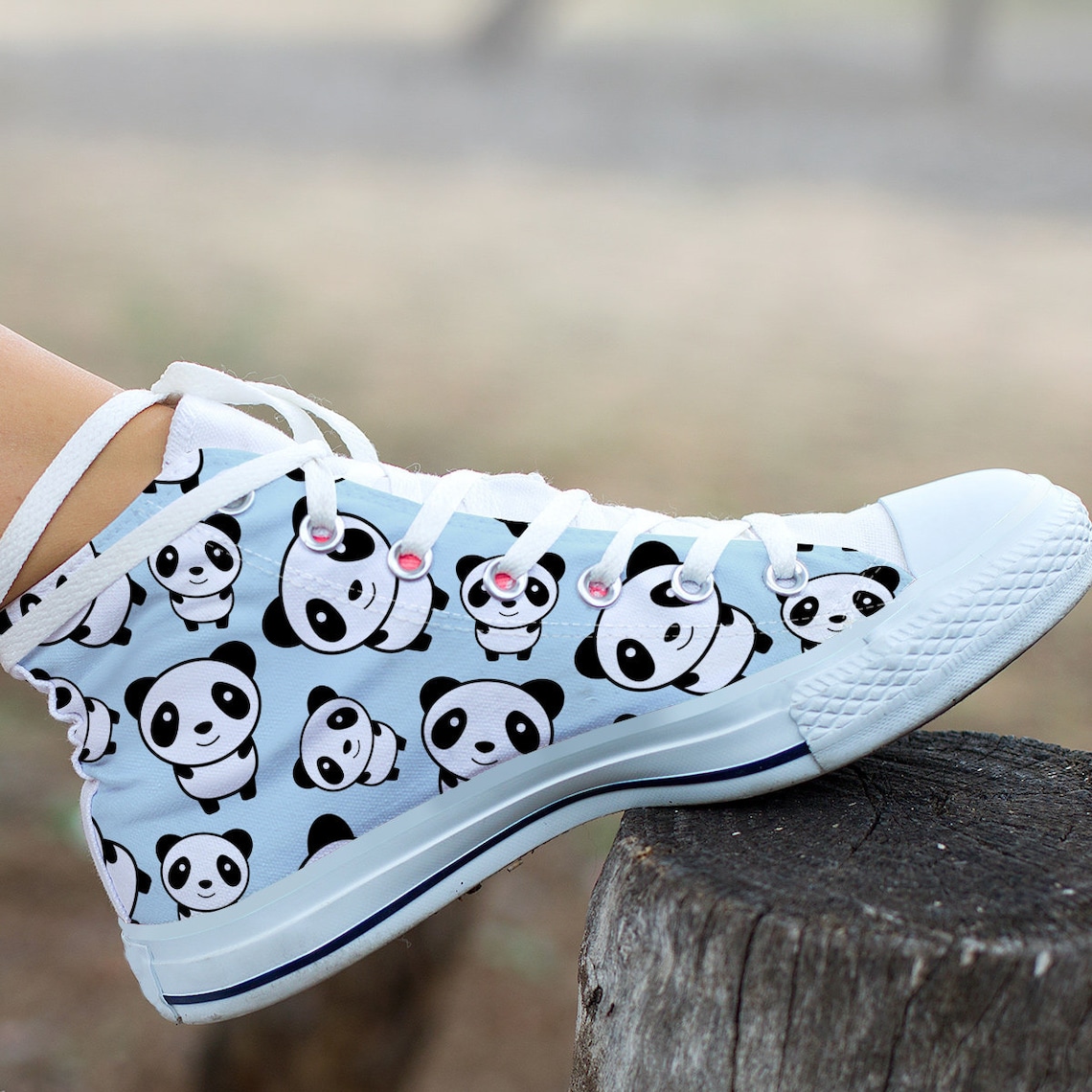 Cute Panda Shoes Panda Sneakers Cute Panda Shoes Custom - Etsy