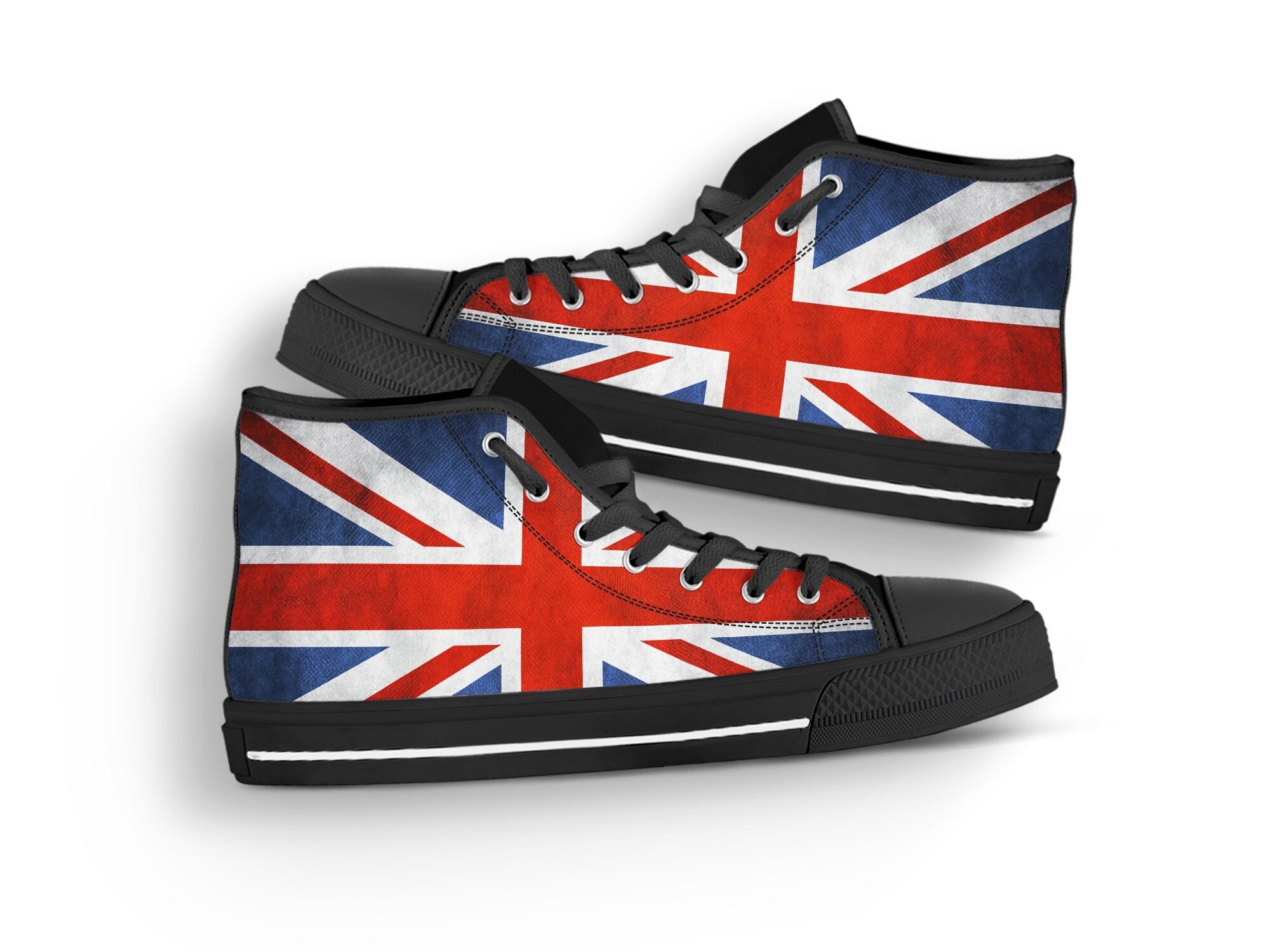 UK Flag Shoes GB Flag Sneakers England Fşag Shoes - Etsy Ireland