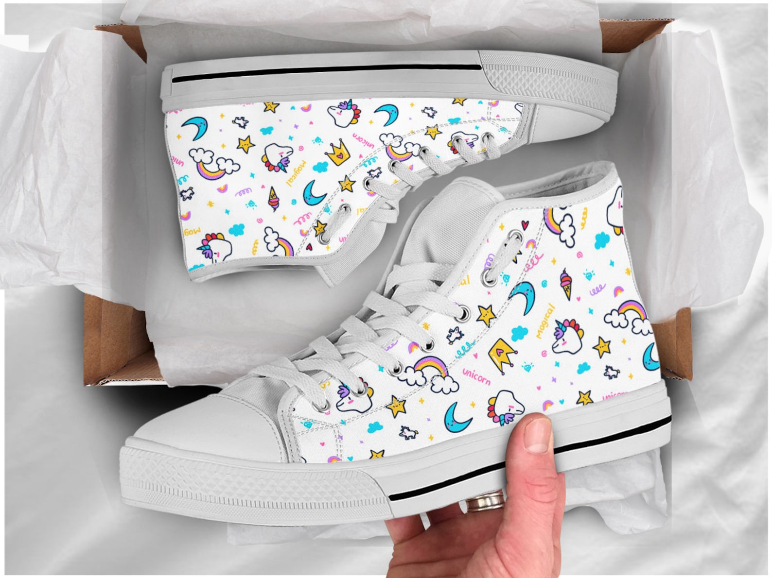 Einhorn-Schuhe Mit Lichtern Für Mädchen - Magische Kinderschuhe In Größen 25-33