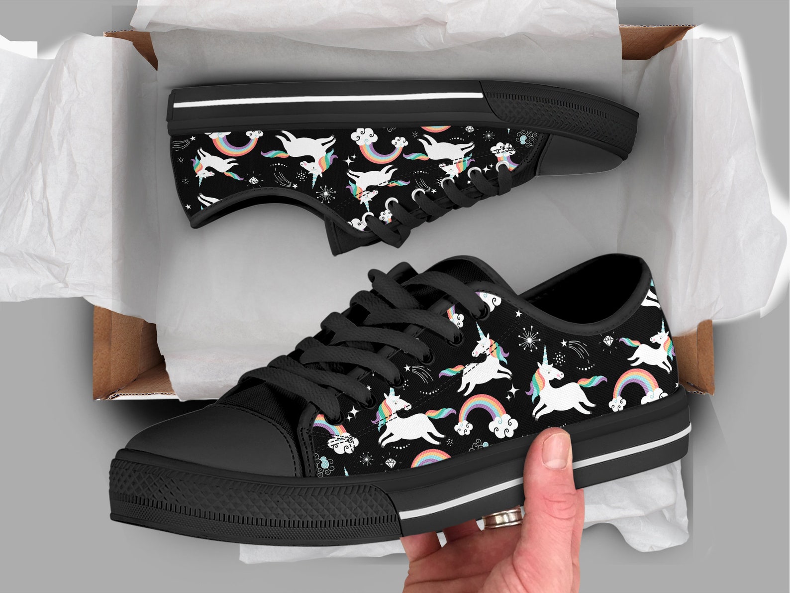 sparkly unicorn shoes