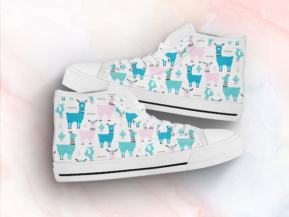 Shoes with llamas on them best sale
