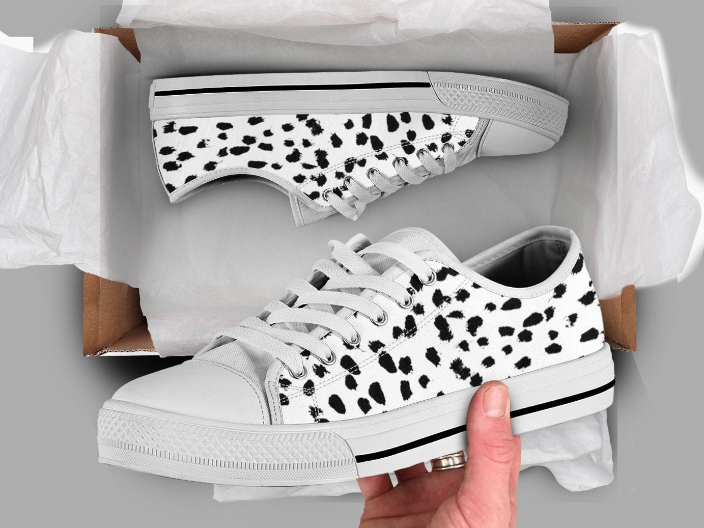 Dalmatian print shoes outlet