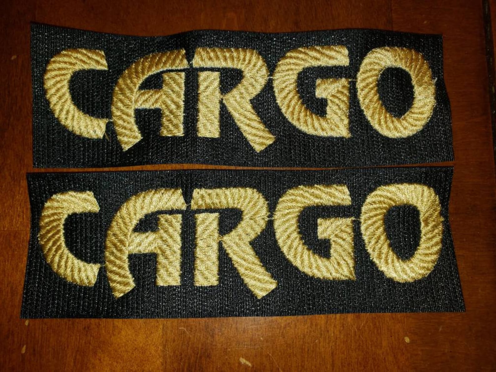 Custom JULIUS K9 Font Dog Name 2 Embroidered Patch Tags Harness Vest