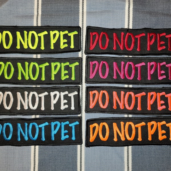 Do Not Pet Patch Etsy