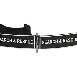 SEARCH & RESCUE DT Gebrauchshund Paar Patches Velcro® Marke Klettverschluss Medium 13x1,5 Zoll