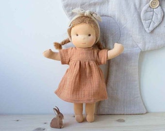 Cloth doll Loni 32 cm / made in the style of the Waldorf doll