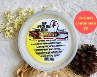 1 libbra Di burro di Shea Africano Nonraffinato