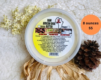 1/2 libbra Non raffinato Burro di Karon Africano