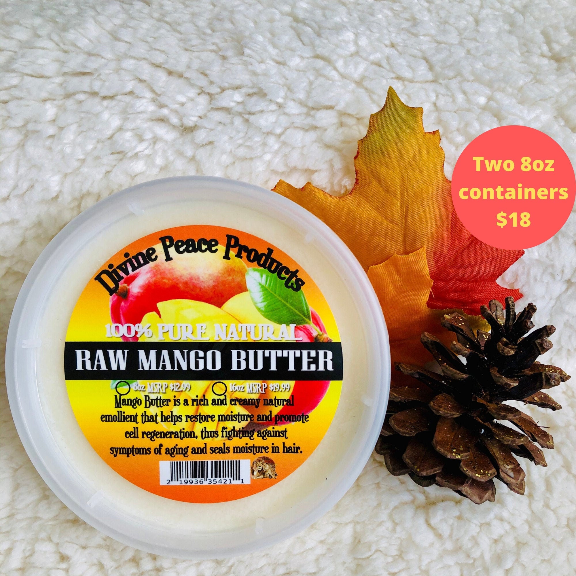 1 Lb Raw Mango Butter Etsy