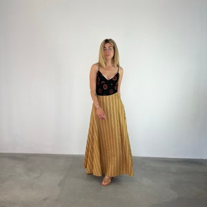 Vintage Long Skirts Etsy