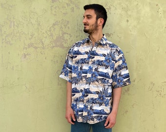 Spring&Gege Camicia hawaiana a maniche corte da ragazzo con stampa a cartoni animati Aloha Button Down Camicie 4-14 anni Spring&Gege Camicia hawaiana a maniche corte da ragazzo con stampa a cartoni animati Aloha Button Down Camicie 4-14 anni