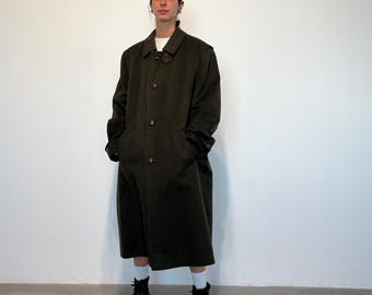 Loden Wool Coat, Womens Austrian Wool Jacket, Green Trachten