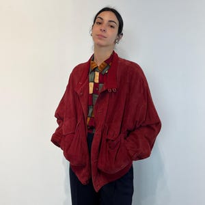 サンローラン　スエード　ジャケット　赤 サンローラン スエード ジャケット 赤 （国内正規 SAINT LAURENT
