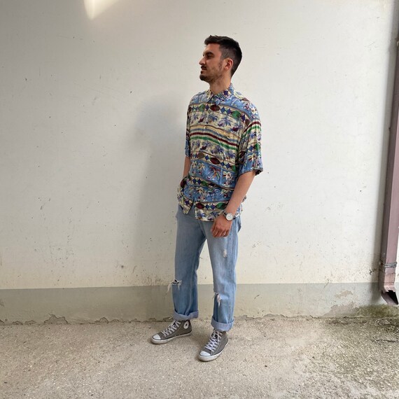PIERRE CARDIN Camisa vintage de verano camisa hawaiana vintage hombre Camisa hawaiana Pierre Cardin Camisa vintage Pierre Cardin Etsy Mexico